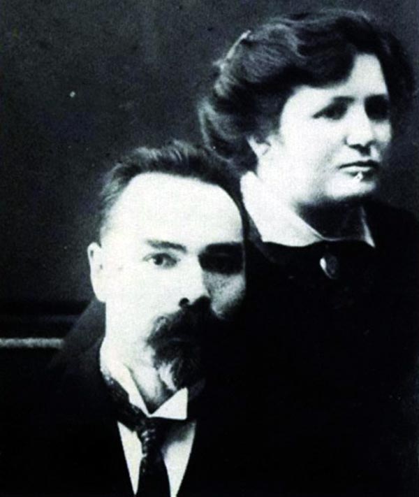 Валерий Брюсов и жена Иоанна