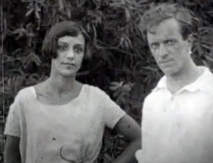 Василий Лебедев-Кумач и жена Кира в молодости