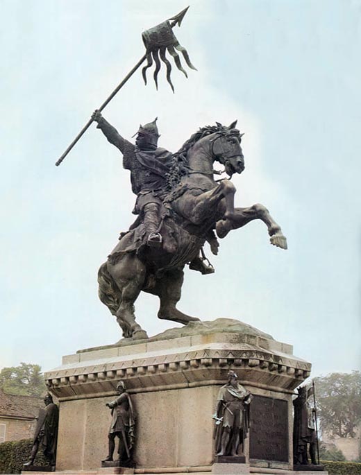 памятник Вильгельму I Завоевателю в Фалезе