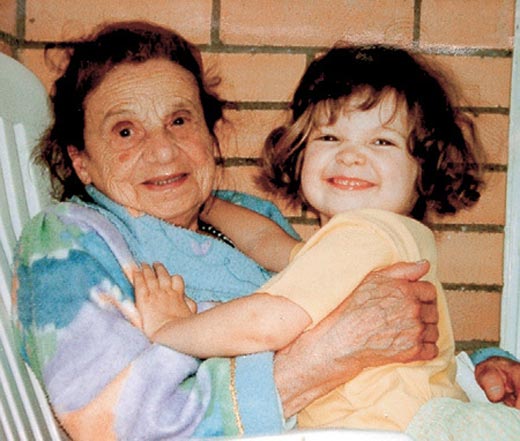 Мать Владимира Ворошилова и внучка Наташа