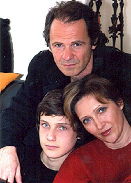 Александра Ровенских с мужем и сыном
