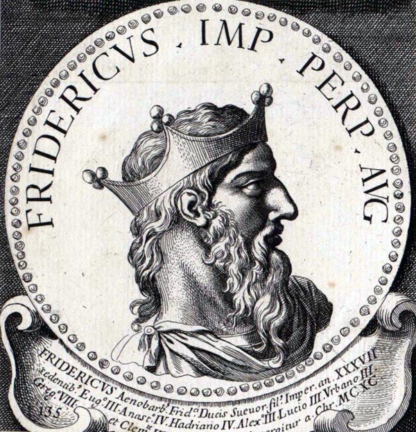 Император Священной Римской империи Фридрих I Барбаросса