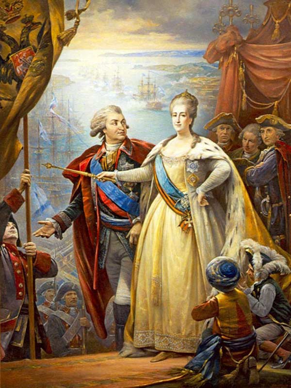 Григорий Потемкин и Екатерина II 2