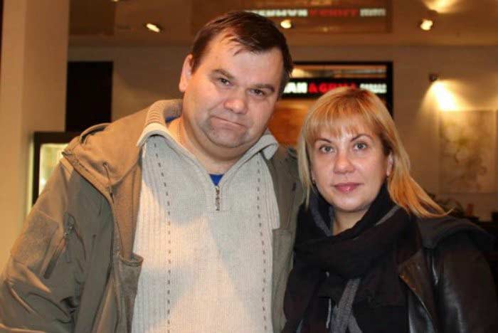 Марина Федункив со вторым мужем