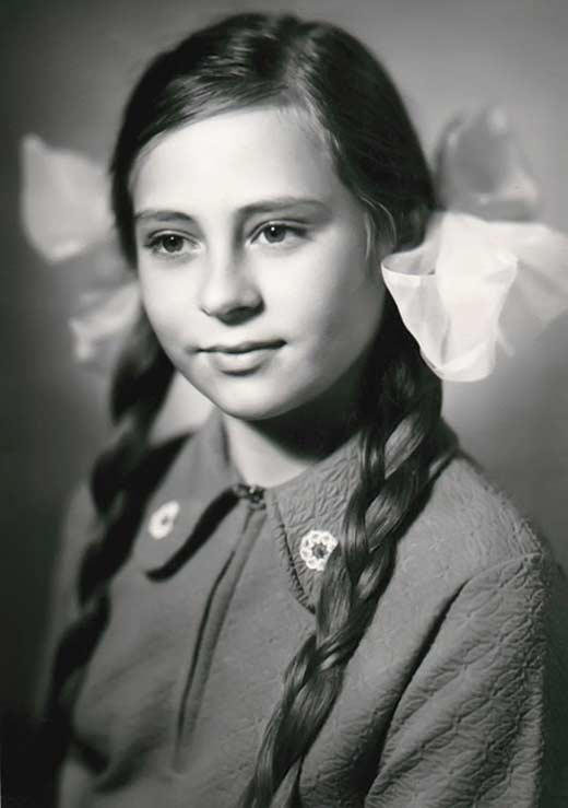 Марина Хлебникова в детстве