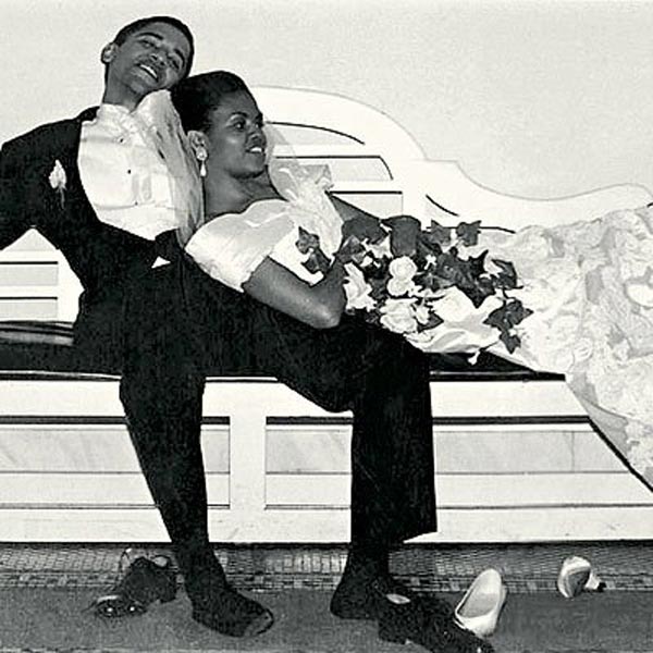 свадьба Мишель Обама и Барак Обама