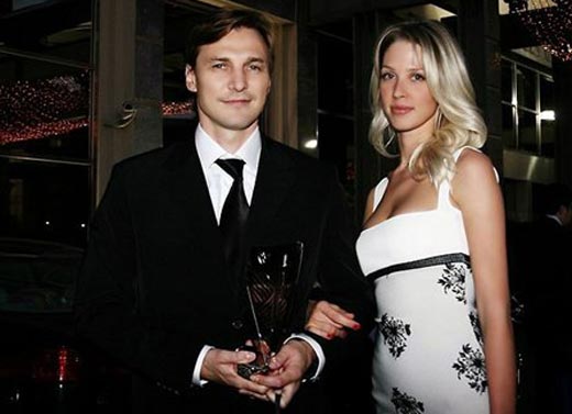 Сергей Федоров с женой