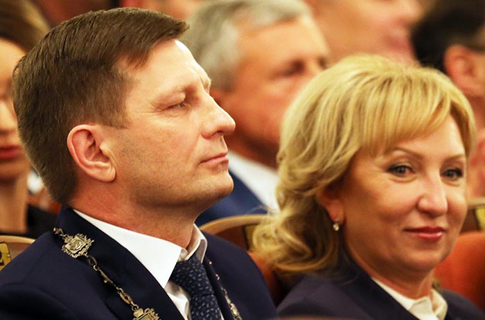 Сергей Фургал и жена Лариса Стародубова