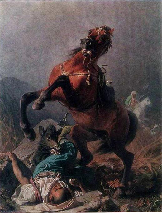Василий Худяков картина Дикий конь