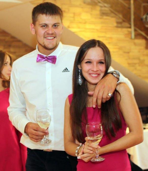 Александр Денисьев с женой