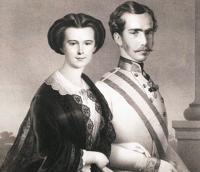 Елизавета Баварская и Франц Иосиф