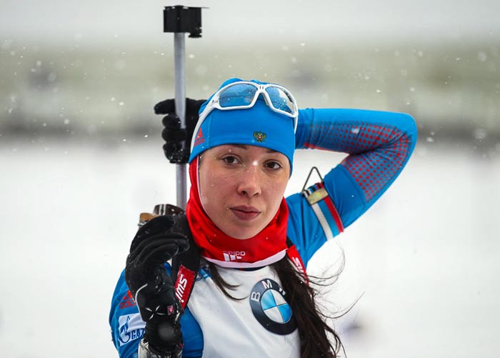 Российская биатлонистка Ульяна Кайшева