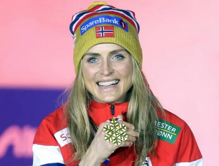 норвежская лыжница Тереза Йохауг